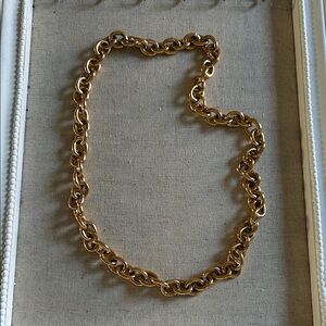 Vintage Chunky Gold tone Necklace